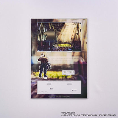 Final Fantasy VII Reverse Acrylic Diorama Key Art Barrett