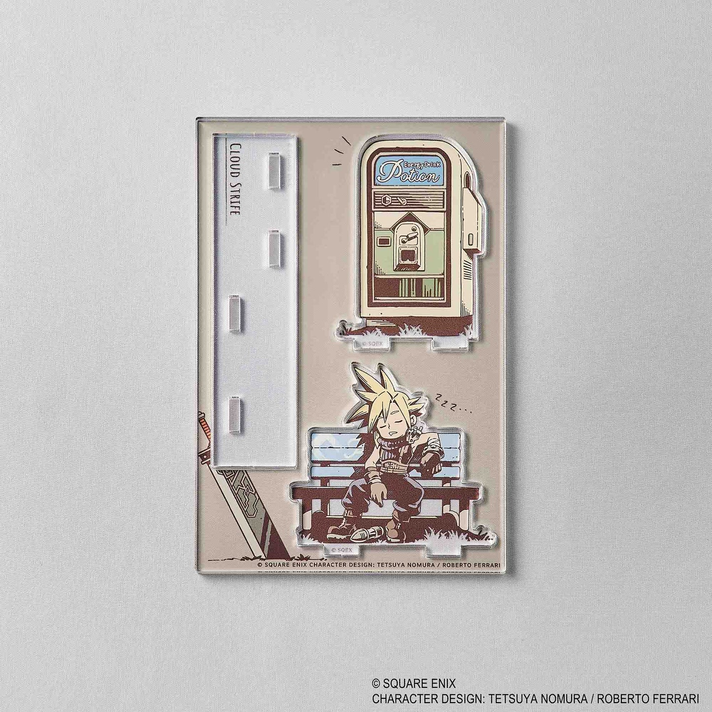 Final Fantasy VII Reverse Acrylic Stand Utatane Cloud