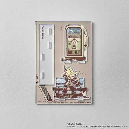 Final Fantasy VII Reverse Acrylic Stand Utatane Cloud