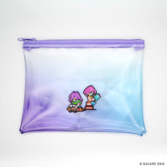 FINAL FANTASY PIXEL REMASTER Book Characters Clear Pouch Lena & Faris