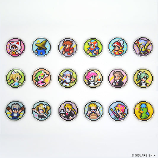 [Single item/BOX] FINAL FANTASY PIXEL REMASTER Icon Acrylic Seal Collection