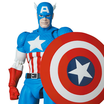 MAFEX CAPTAIN AMERICA（漫画版）。