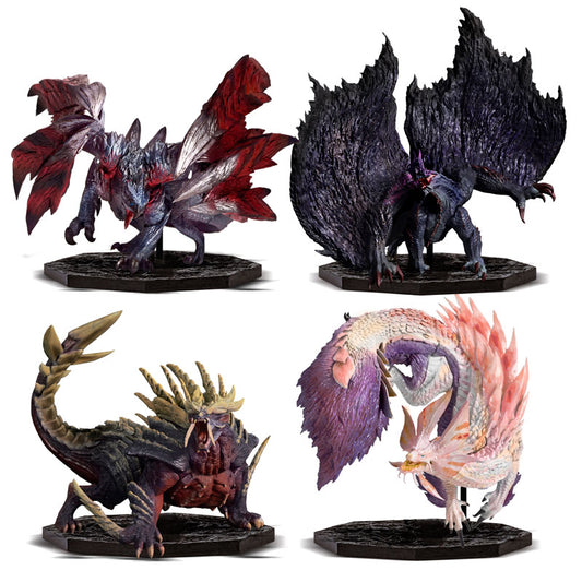 CAPCOM FIGURE BUILDER CUBE MONSTER HUNTER 4-pack box (Gore Magara / Balfalck of Strange Glory / Magai Magadot / Tamamitsune)