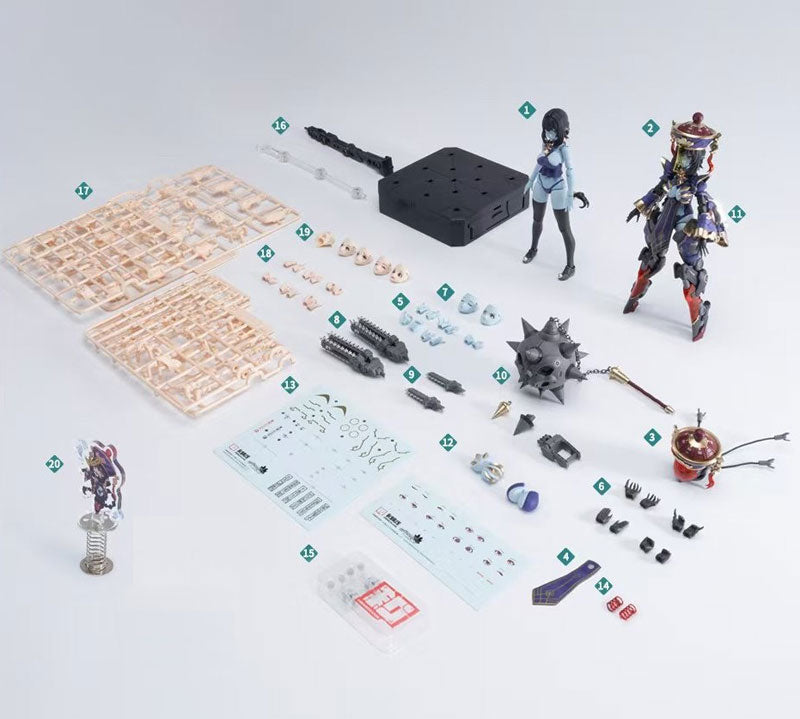 メドタの残響 キョンシー・玖蓮 1/10 – viviON BLUE