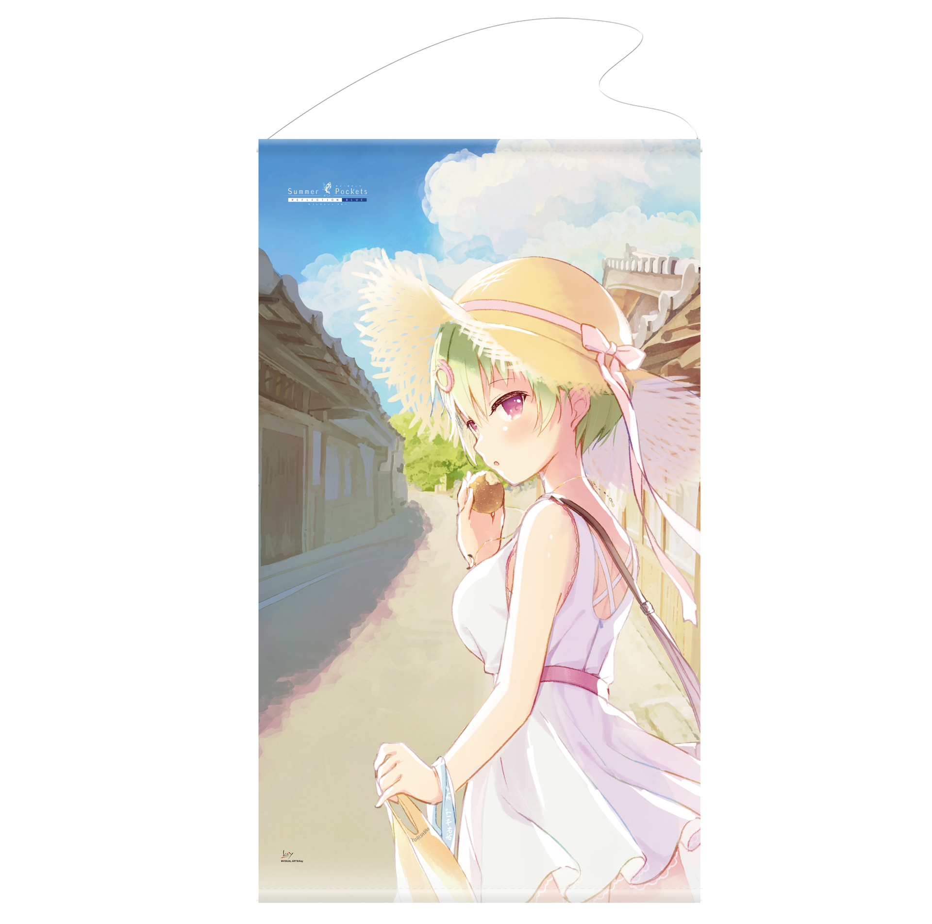 Summer Pockets 特大タペストリーA：しろは＆美希