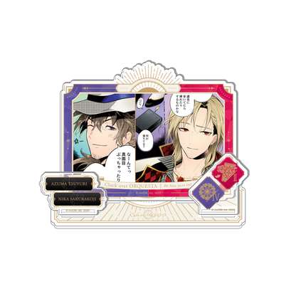 크로케스타 만화 배달 기념 아크릴 스탠드 사쿠라 코지 니카 & 쿠리 하나락