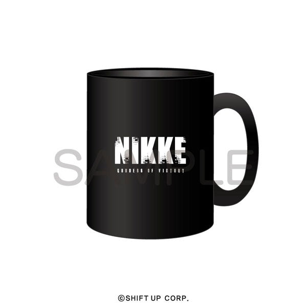Goddess of Victory: NIKKE mug with title logo Black