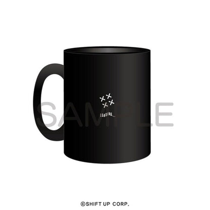 Goddess of Victory: NIKKE mug with title logo Black