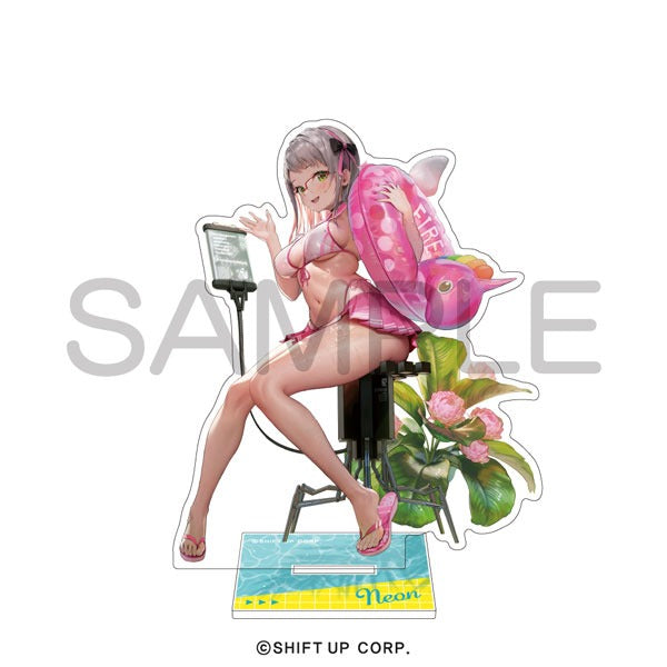 勝利の女神：NIKKE アクリルスタンド -summer- ネオン：ブルーオーシャン