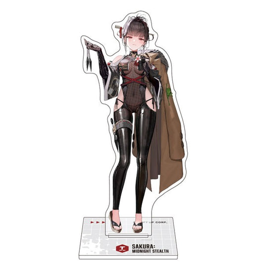 勝利の女神：NIKKE アクリルスタンド サクラ：黒夜密行