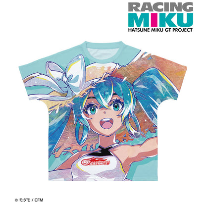 初音ミク GTプロジェクトレーシングミク 2024 Tropical Ver. Ani-Art フルグラフィックTシャツユニセックス