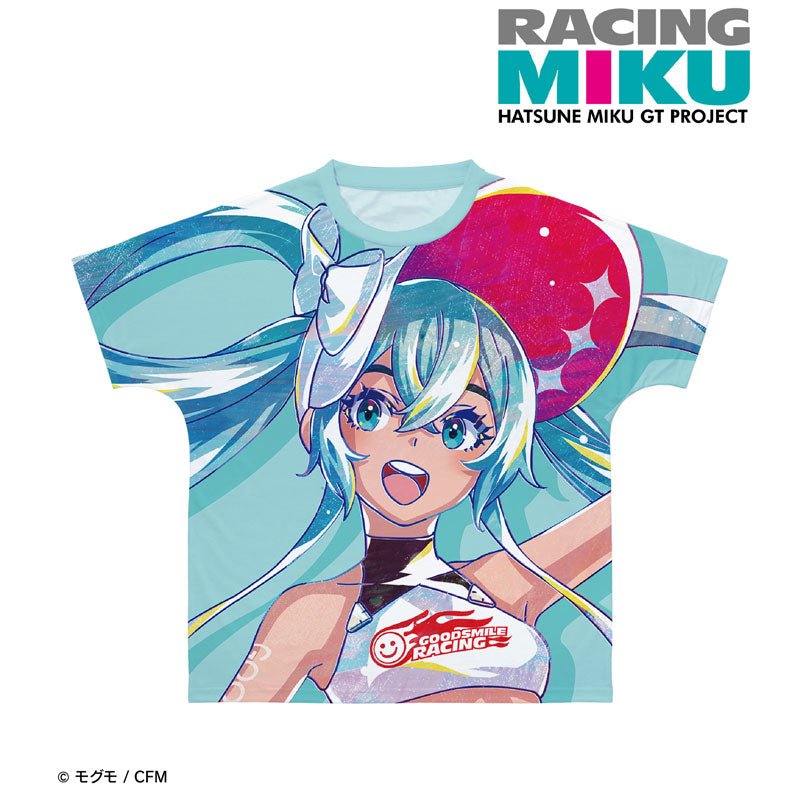 初音ミク GTプロジェクトレーシングミク 2024 Summer Holiday Ver. Ani-Art フルグラフィックTシャツユニセックス