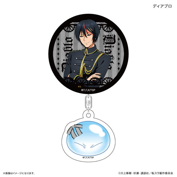 転生したらスライムだった件 アクリルチャーム付き缶バッジ（ゴシック）ディアブロ