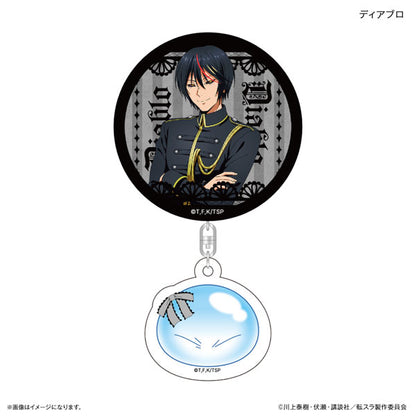 転生したらスライムだった件 アクリルチャーム付き缶バッジ（ゴシック）ディアブロ