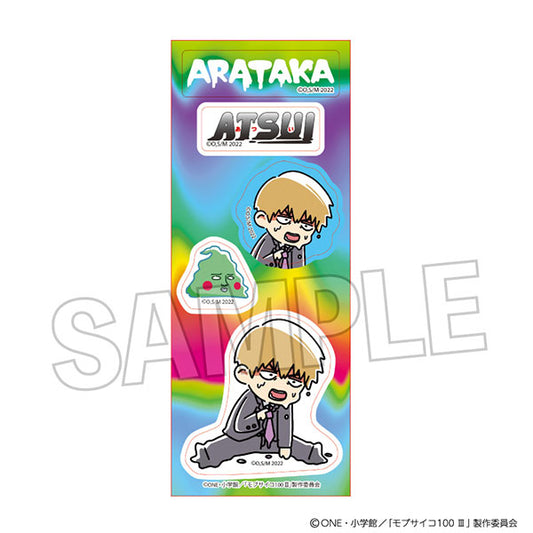 モブサイコ100 Ⅲ ATSUIステッカー 霊幻 新隆（スーツ）