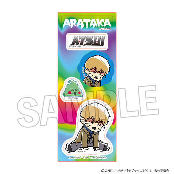 モブサイコ100 Ⅲ ATSUIステッカー 霊幻 新隆（冬服）