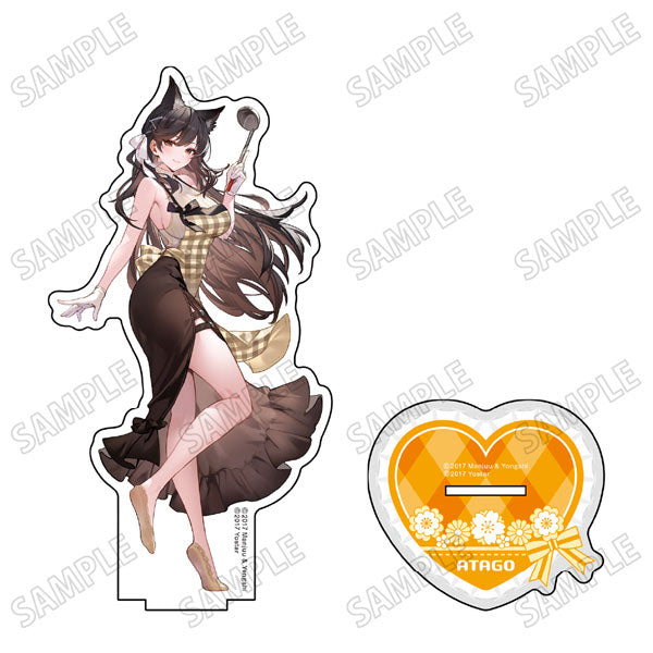 Azur Lane Painted BIG Acrylic Stand [Apron Ver.] (2) Atago