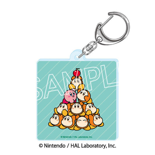 Kirby play with Waddle Dee Plate Keychain C, Putting our Chikara together