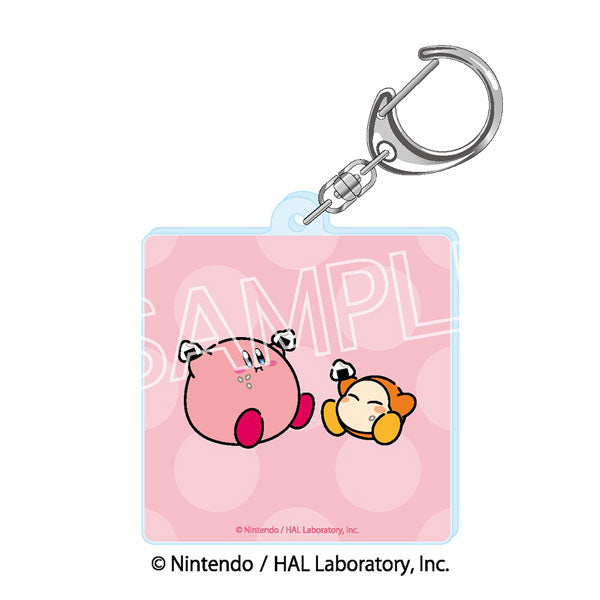 Kirby play with Waddledy Plate keychain E. Let's eat! (Manpuku)