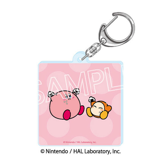 Kirby play with Waddledy Plate keychain E. Let's eat! (Manpuku)