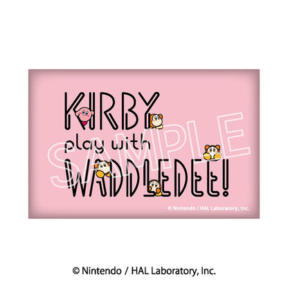 星のカービィ  play with ワドルディ スクエア缶バッジ 10個入BOX