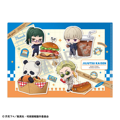 주술회전 A4 싱글 클리어 파일 B 나란히 파티