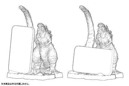 シン・ゴジラ DESKTOP MONSTER ゴジラ(2016) モバイルスタンド 熱線放射 Ver.