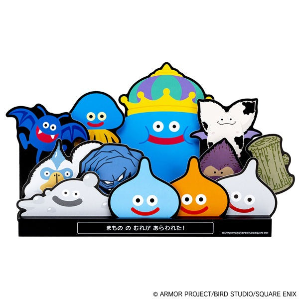 ドラゴンクエスト文具屋 木製台座付きカレンダー 2026 ＜まもののむれがあわられた！＞