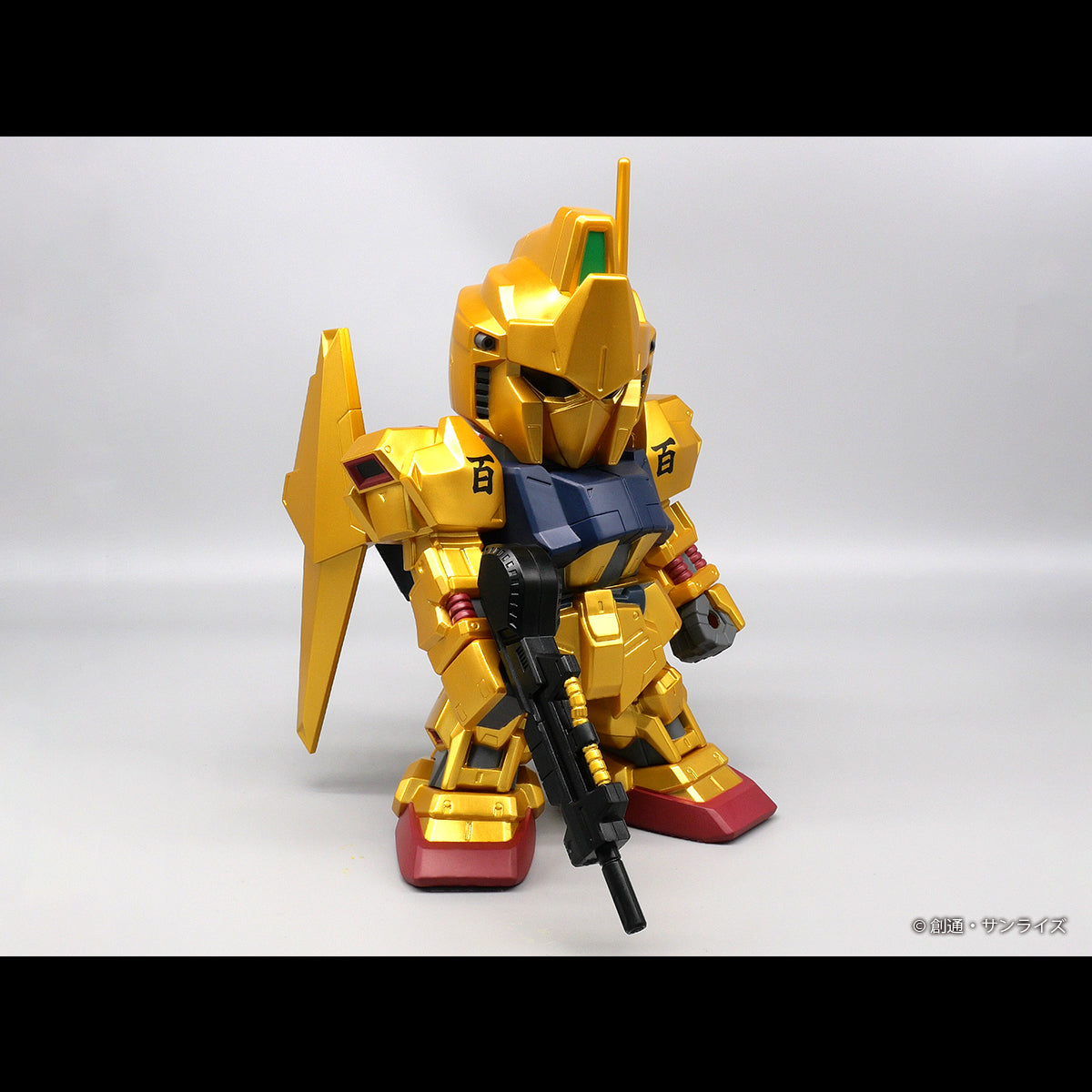 점보 소프트 비닐 그림 SD MSN-00100 SD Hyakushiki Limited Gold 버전