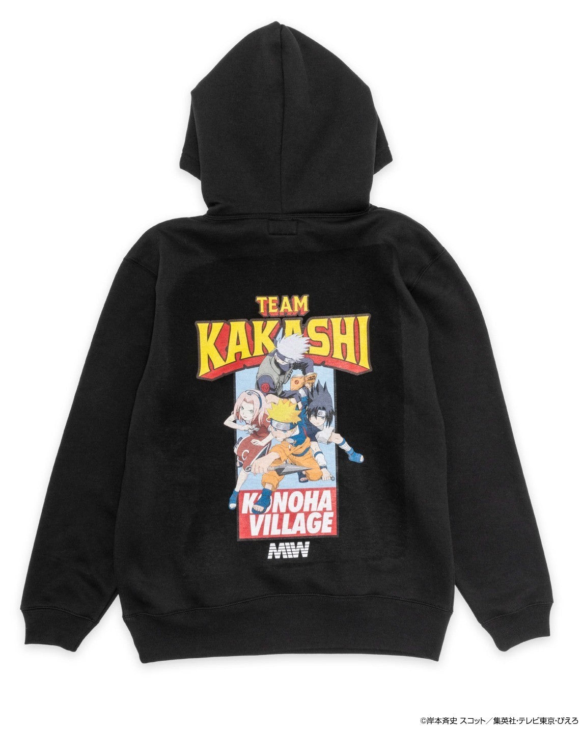 pull over hoodie（comics）KAKASHI black