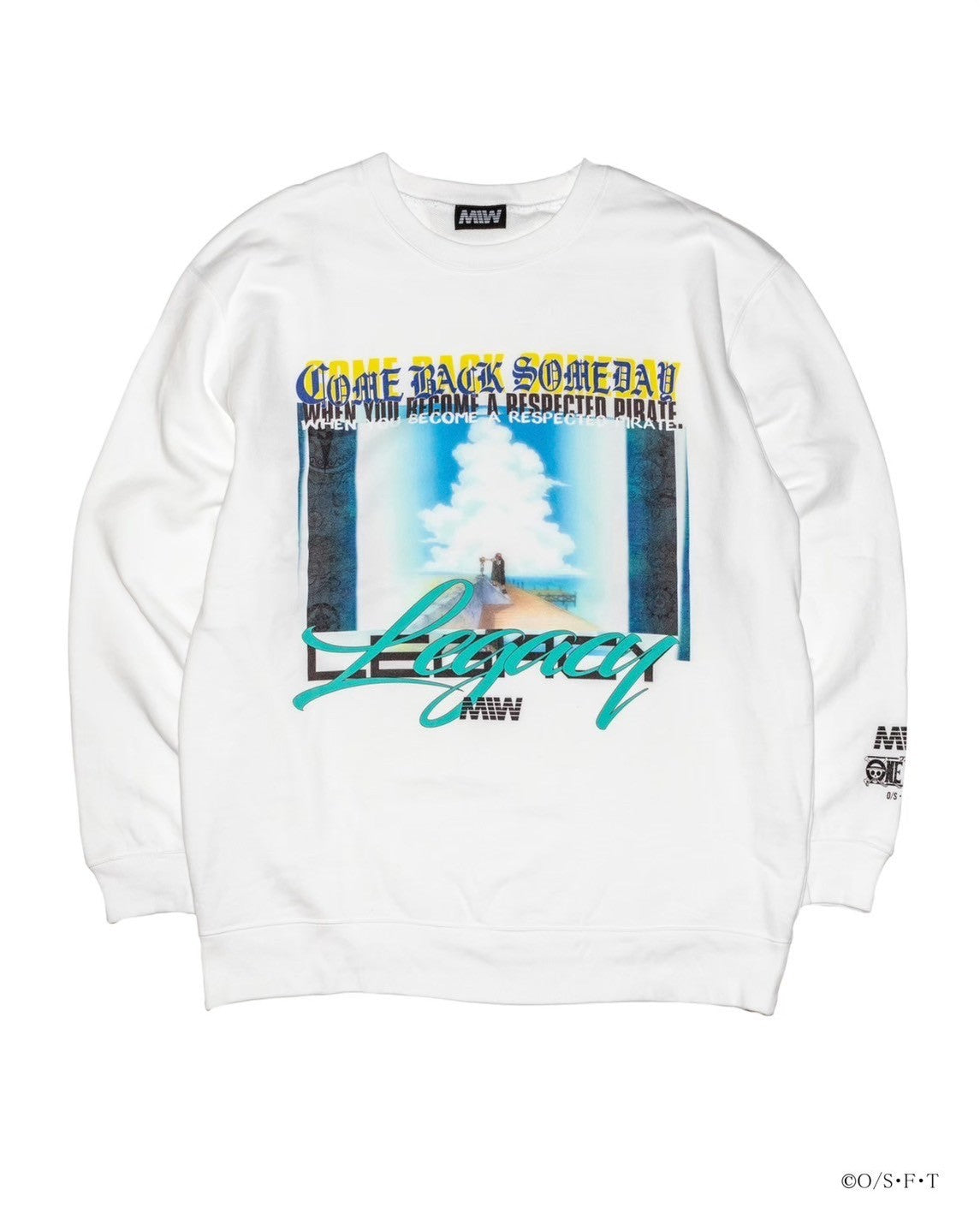 crew neck sweat（Legacy） white