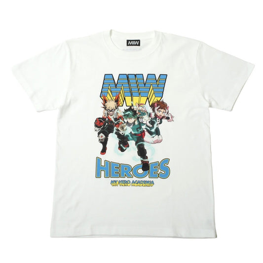 MIW crew neck Tee (HEROES Heroes) white