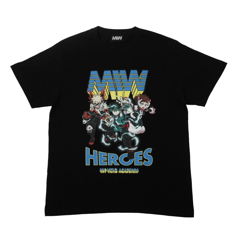 MIW crew neck Tee（HEROES ヒーローズ） black