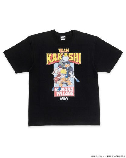 crew neck tee（KAKASHI) black