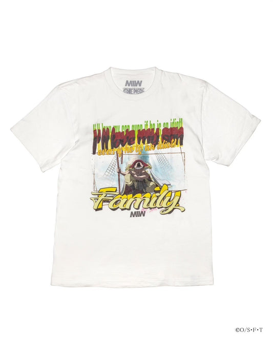 crew neck tee（Family） white