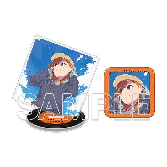 ラブライブ！スーパースター!! ましかくアクリルプレート＆缶バッジセット ～Behind the ”Aspire”～ 澁谷 かのん