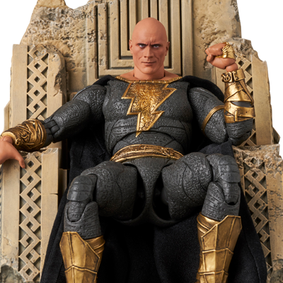MAFEX BLACK ADAM (GOLD SUIT)