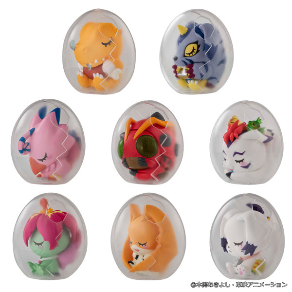 MEGA EGG FIGURE デジモンアドベンチャー おやすみデジコレ！