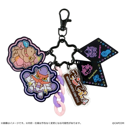 モンでふぉ モンスターハンター じゃらじゃらアクリルキーホルダー ドドブランゴ&ババコンガ