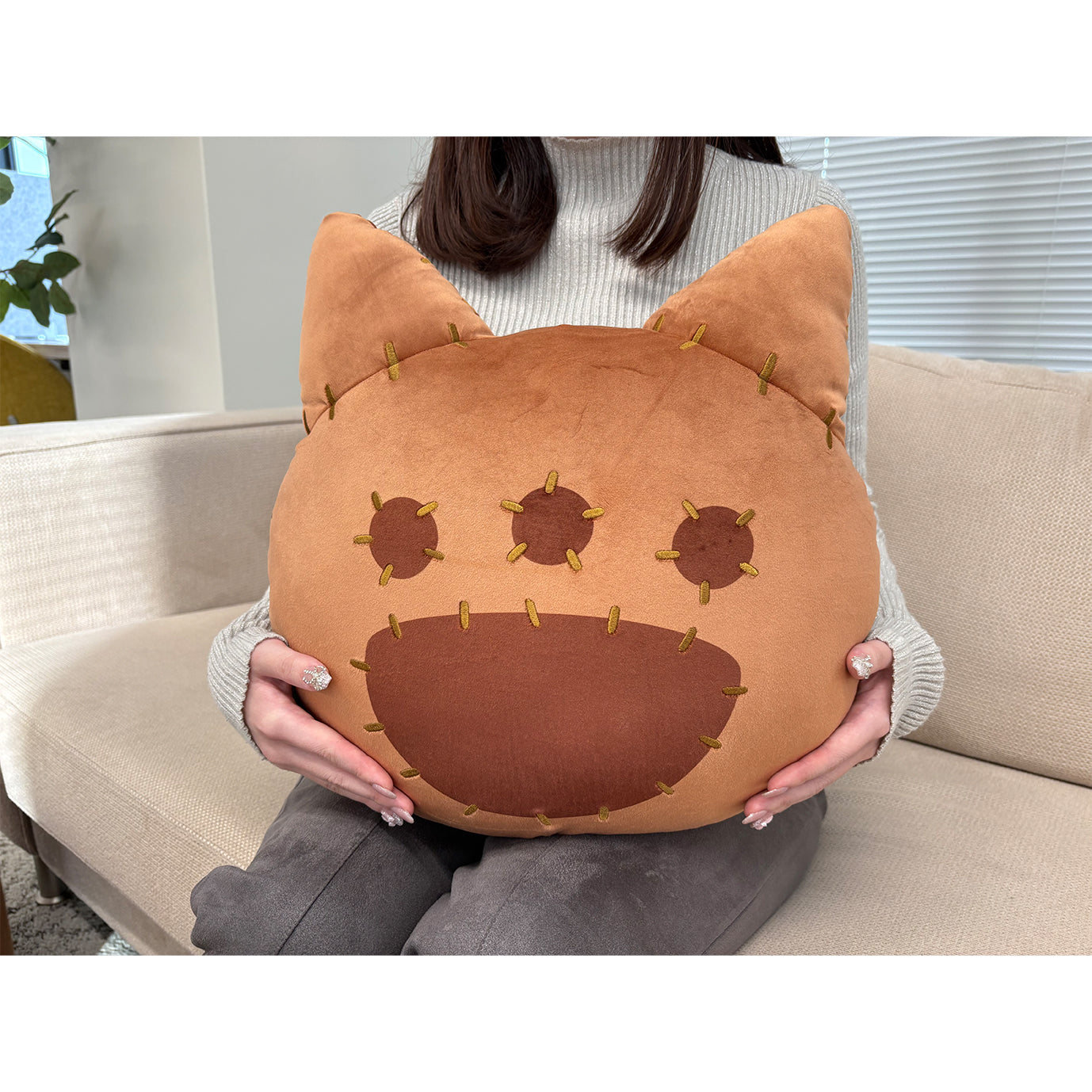 モンスターハンターワイルズ ネコ型クッション