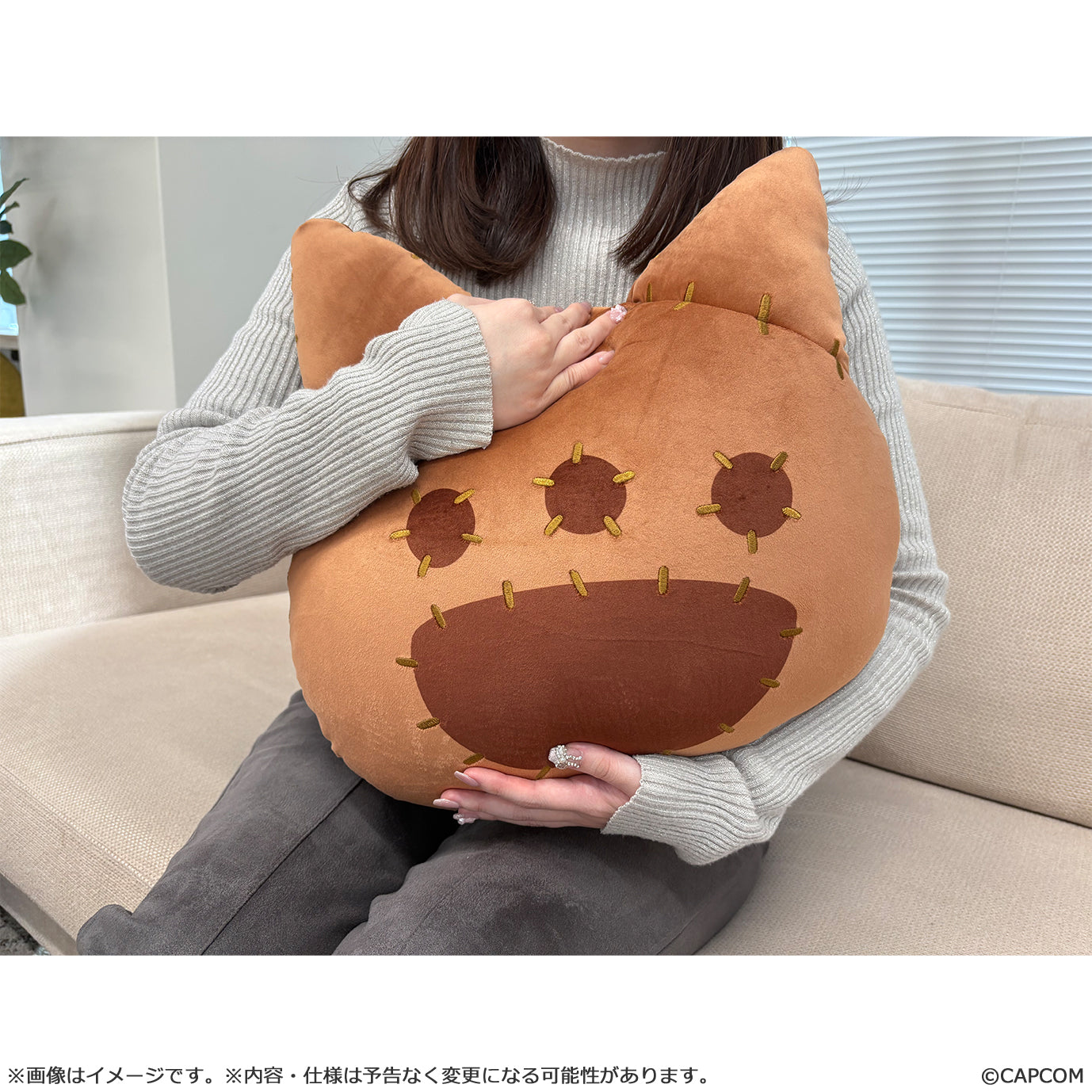 モンスターハンターワイルズ ネコ型クッション