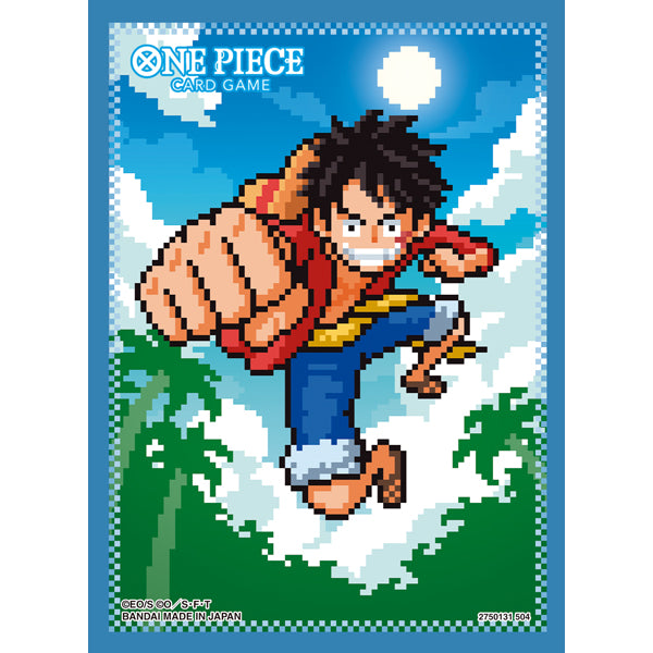 ONE PIECE カードゲーム オフィシャルカードスリーブ8 D：モンキー・D・ルフィ（ドット）