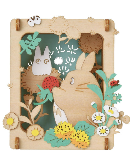 PAPER THEATER wood style My Neighbor Totoro, picking raspberries PT-W16