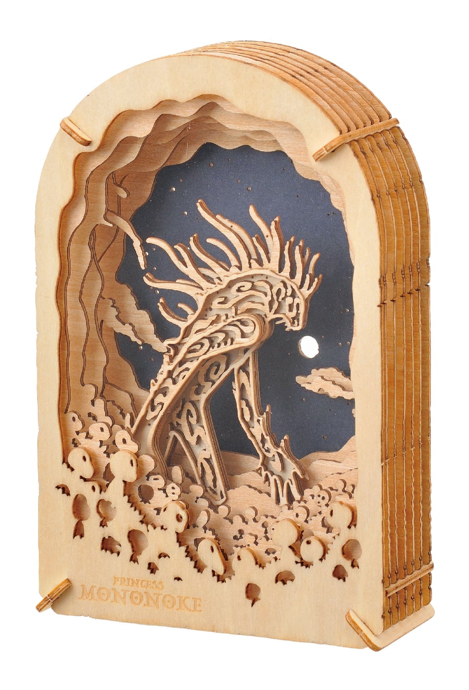 PAPER THEATER wood style L Princess Mononoke Didarabotchi PT-WL03