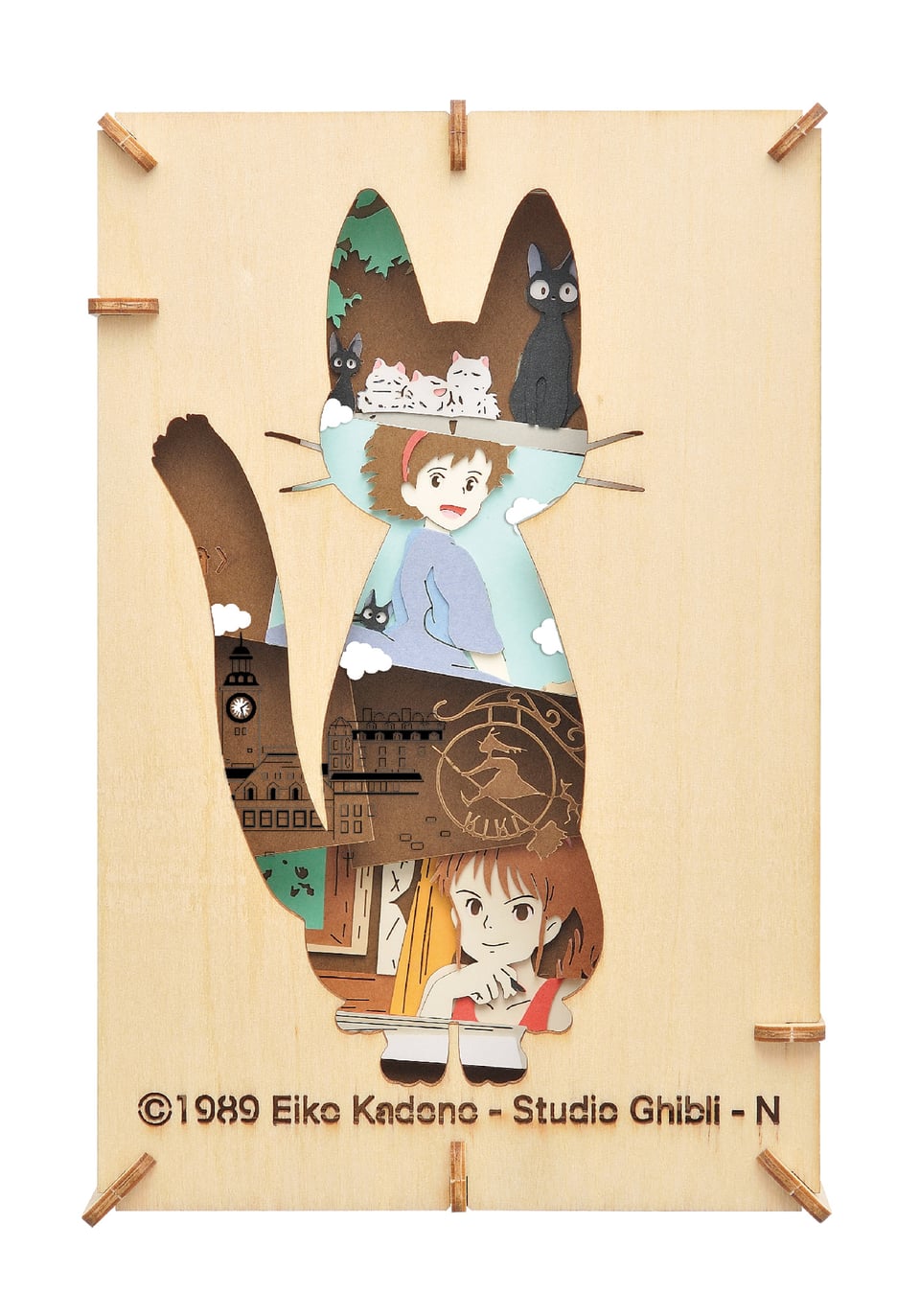 PAPER THEATER wood style L Witch's Delivery Service Kiki's Delivery Service PT-WL13