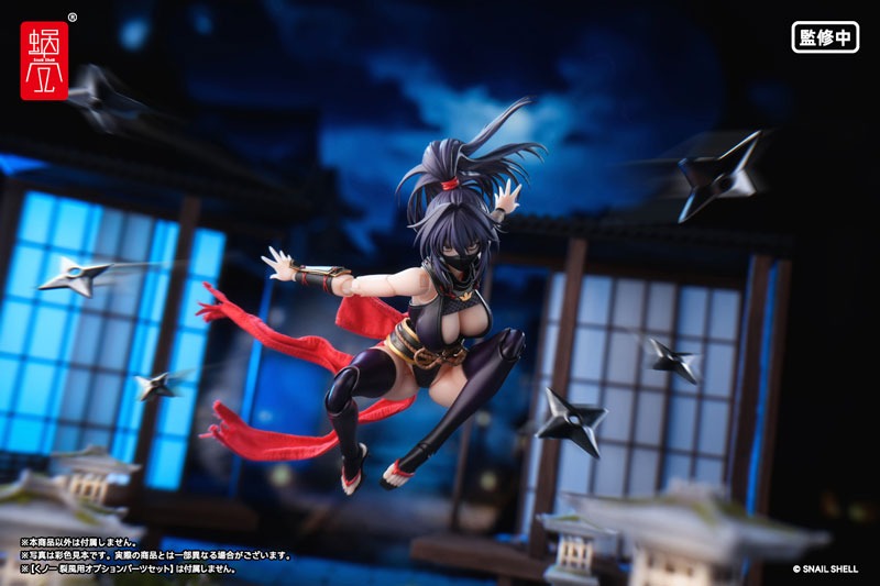 蝸之殼Snail Shell RPGEX-10 くノ一 裂風 1/12 完成品アクションフィギュア