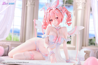 흰 토끼 Rosu 천사 Ver. Illustrated by Rosuuri 1/4 완성품 피규어