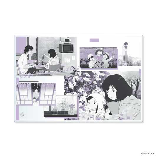「Studio Chizu” Acrylic plate 4.Wolf children's rain and snow