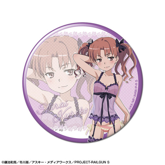 A Certain Scientific RailgunS Can Badge Design 04 (Kuroko Shirai)