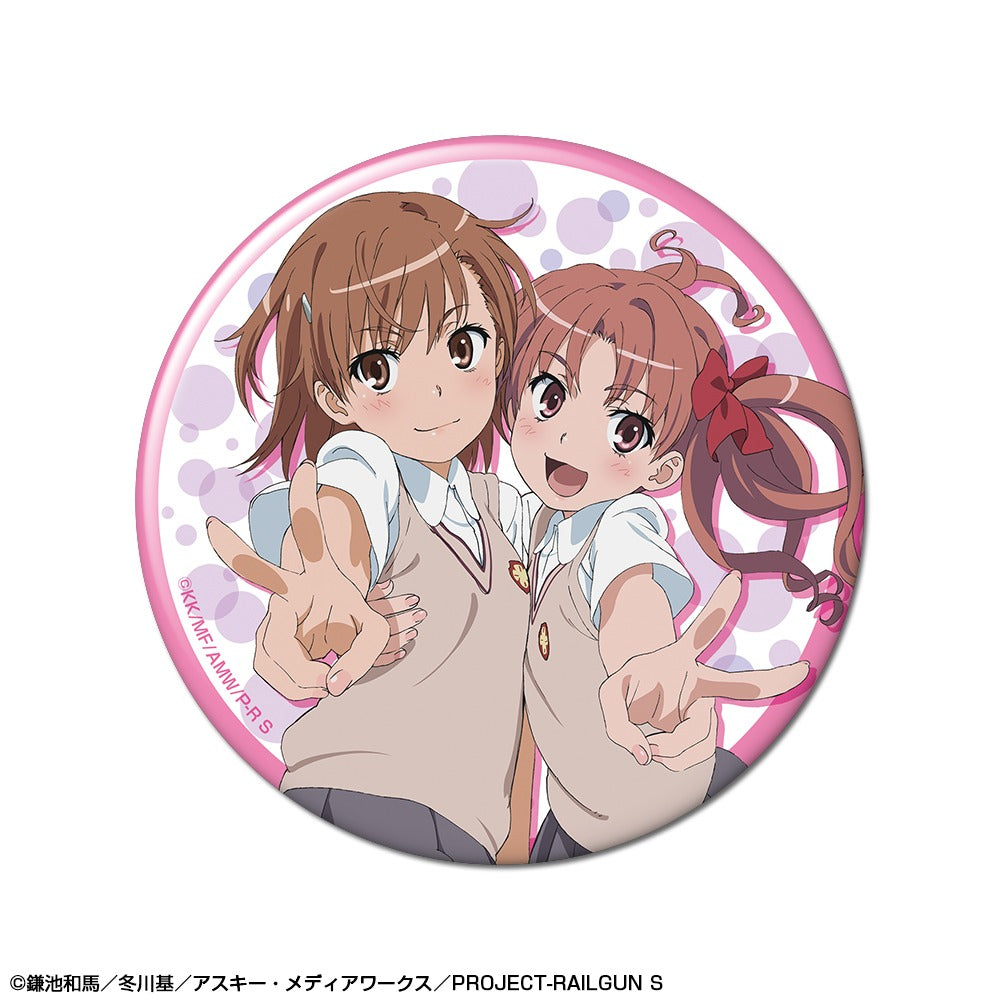A Certain Scientific RailgunS Can Badge Design 05 (Mikoto Misaka & Kuroko Shirai)